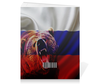 Заказать тетрадь в Москве. Тетрадь на скрепке Русский медведь от innokesh - готовые дизайны и нанесение принтов.