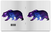 Заказать тетрадь в Москве. Тетрадь на скрепке Space animals (двухсторонняя печать) от FireFoxa - готовые дизайны и нанесение принтов.