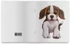 Заказать тетрадь в Москве. Тетрадь на скрепке Собака бигль щенок от tigerda  - готовые дизайны и нанесение принтов.