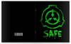 Заказать тетрадь в Москве. Тетрадь на скрепке SCP, Safe от geekbox - готовые дизайны и нанесение принтов.