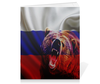 Заказать тетрадь в Москве. Тетрадь на скрепке Русский медведь от innokesh - готовые дизайны и нанесение принтов.