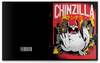 Заказать тетрадь в Москве. Тетрадь на скрепке Chinzilla monster от Павел Павел - готовые дизайны и нанесение принтов.