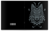 Заказать тетрадь в Москве. Тетрадь на скрепке Узорный волк от ISliM - готовые дизайны и нанесение принтов.