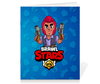 Заказать тетрадь в Москве. Тетрадь на скрепке BRAWL STARS COLT от geekbox - готовые дизайны и нанесение принтов.