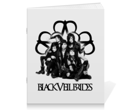 Заказать тетрадь в Москве. Тетрадь на скрепке Black Veil Brides от geekbox - готовые дизайны и нанесение принтов.