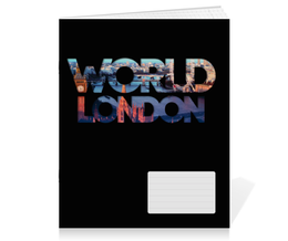 Заказать тетрадь в Москве. Тетрадь на скрепке "DIFFERENT WORLD": London от Octopuslabel - готовые дизайны и нанесение принтов.