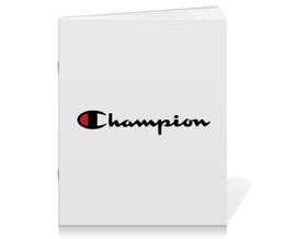 Заказать тетрадь в Москве. Тетрадь на скрепке Champion от DESIGNER   - готовые дизайны и нанесение принтов.