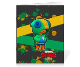 Заказать тетрадь в Москве. Тетрадь на скрепке Brawl Stars от T-shirt print  - готовые дизайны и нанесение принтов.