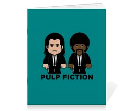 Заказать тетрадь в Москве. Тетрадь на скрепке Pulp Fiction от Аня Лукьянова - готовые дизайны и нанесение принтов.