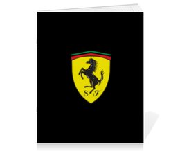 Заказать тетрадь в Москве. Тетрадь на скрепке Ferrari  от DESIGNER   - готовые дизайны и нанесение принтов.