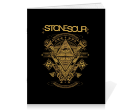 Заказать тетрадь в Москве. Тетрадь на скрепке  Stone Sour от geekbox - готовые дизайны и нанесение принтов.