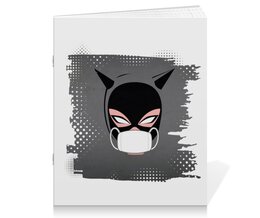 Заказать тетрадь в Москве. Тетрадь на скрепке Женщина-кошка (Коллекция: Герои носят маски) от GeekFox  - готовые дизайны и нанесение принтов.