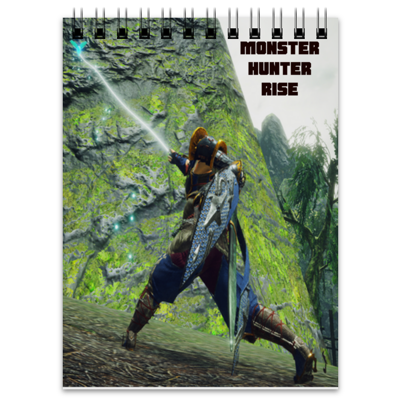 Printio Блокнот Monster hunter аксессуар amiibo острокрылый рата коллекция monster hunter фигурка