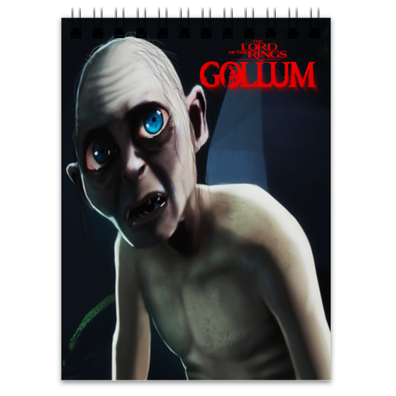 Printio Блокнот Lord of the rings gollum paladone светильник lord of the ring gollum icon light