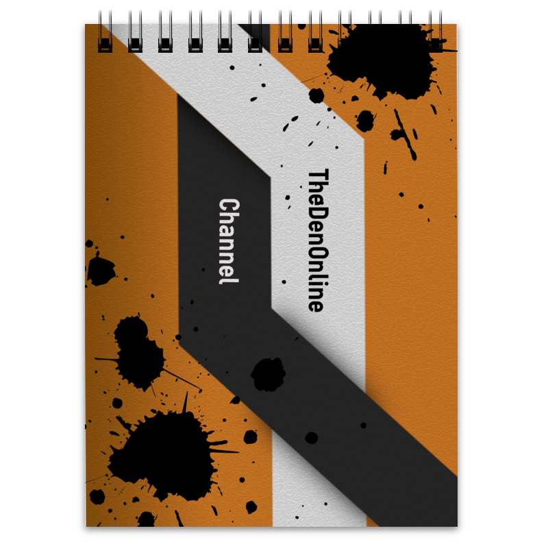 Printio Блокнот Official notebook channel thedenonline channel блокнот каррамбейби