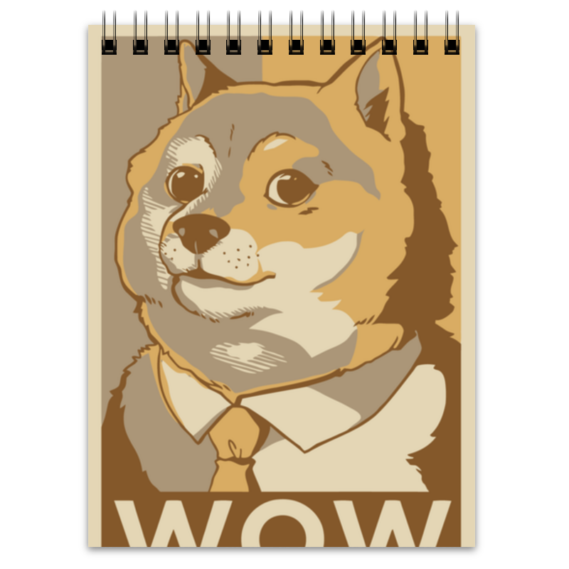 Printio Блокнот Doge wow