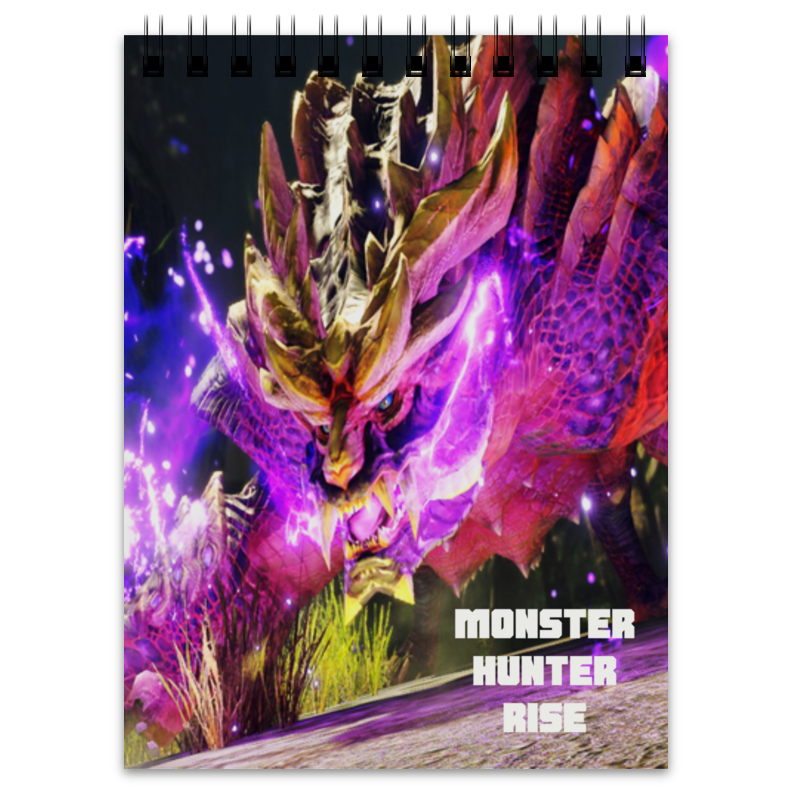 Printio Блокнот Monster hunter аксессуар amiibo магнамало коллекция monster hunter фигурка