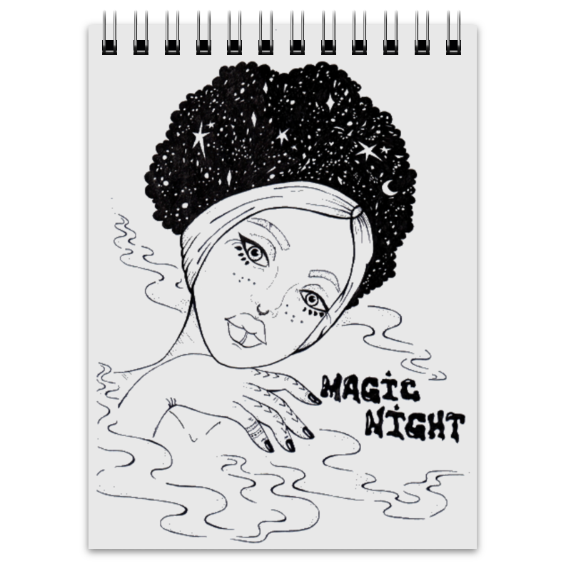 Printio Блокнот Magic night / волшебная ночь