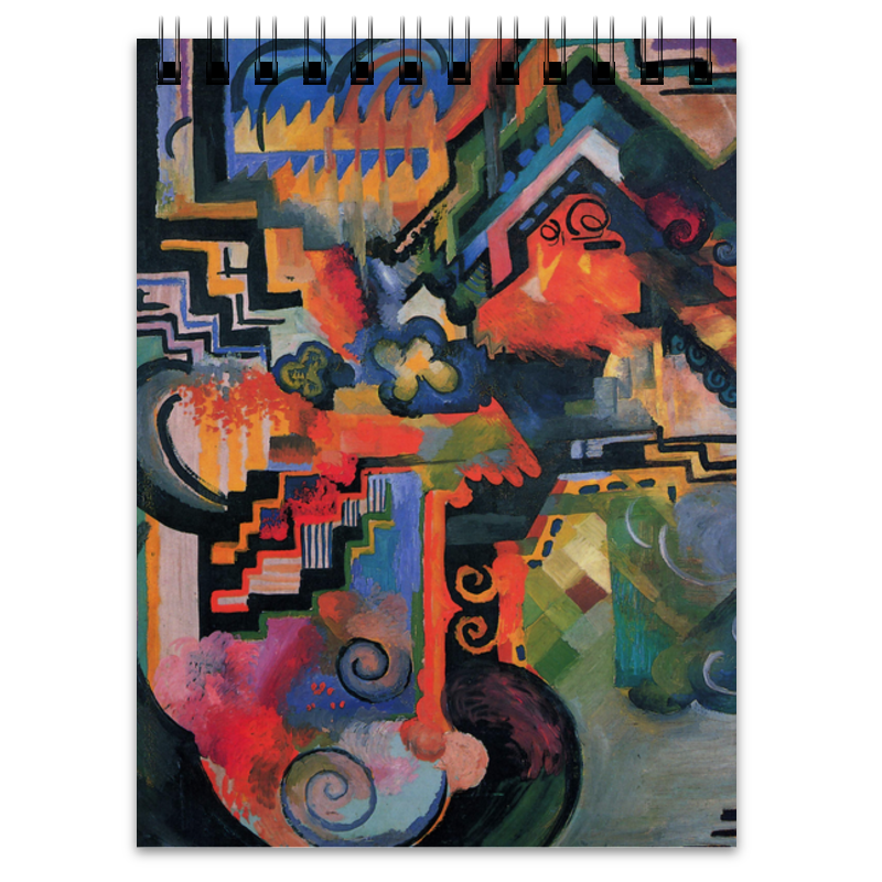 Printio Блокнот Цветовая композиция (август маке)