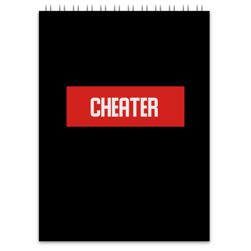 Printio Блокнот Cheater printio коврик для мышки cheater