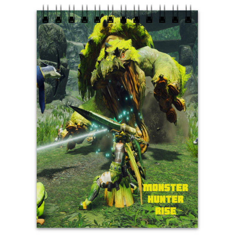 Printio Блокнот Monster hunter аксессуар amiibo острокрылый рата коллекция monster hunter фигурка