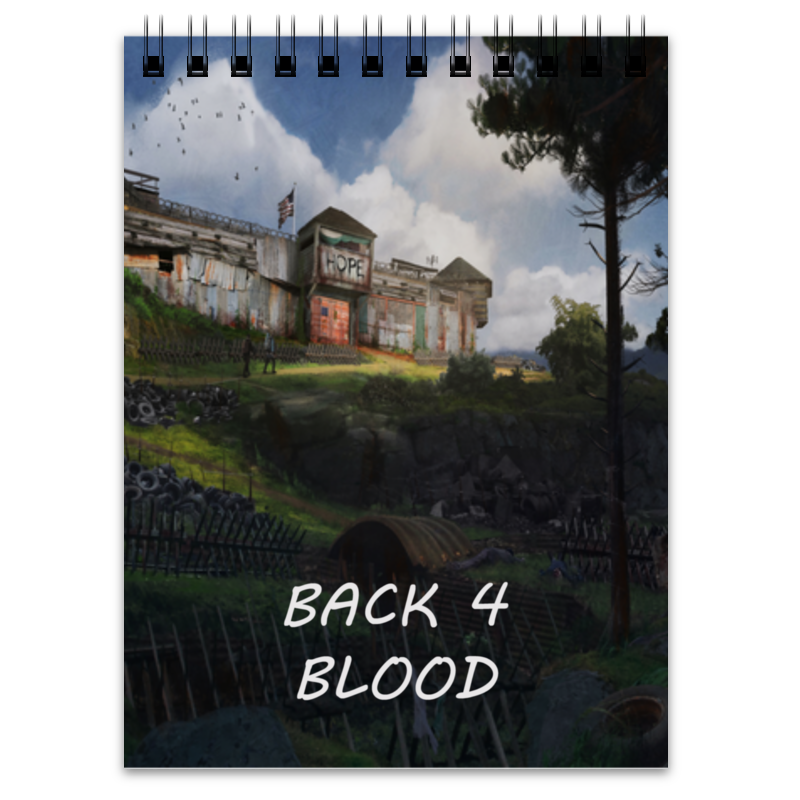 Printio Блокнот Back 4 blood ps4 игра wb back 4 blood специальное издание