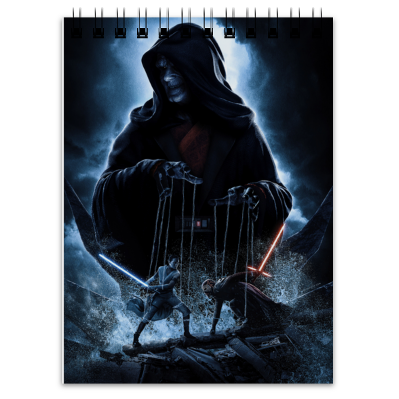 Printio Блокнот Palpatine darth sidious printio чехол для iphone 7 объёмная печать palpatine darth sidious