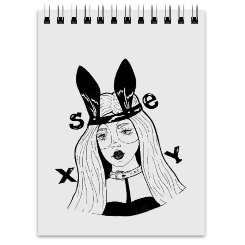 Printio Блокнот Sexy girl sexy swimsuit underwear girl bunny girl darling sexy girl for your all cars racing laptop helmet trunk toolbox surf camper