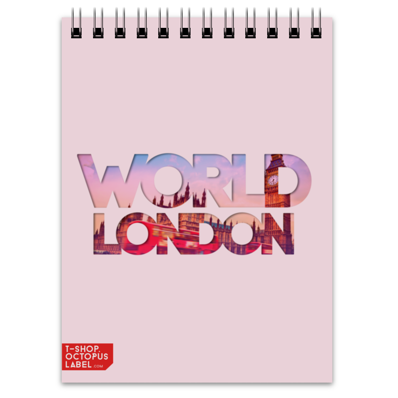 printio кружка цветная внутри different world london Printio Блокнот different world: london