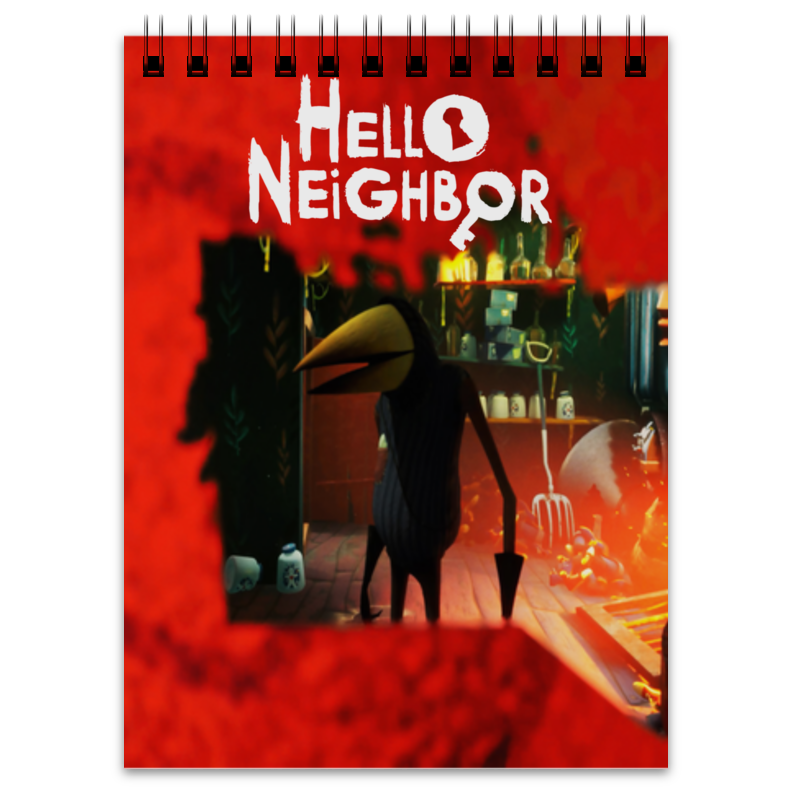 Printio Блокнот Hello neighbour printio блокнот на пружине а4 hello neighbour
