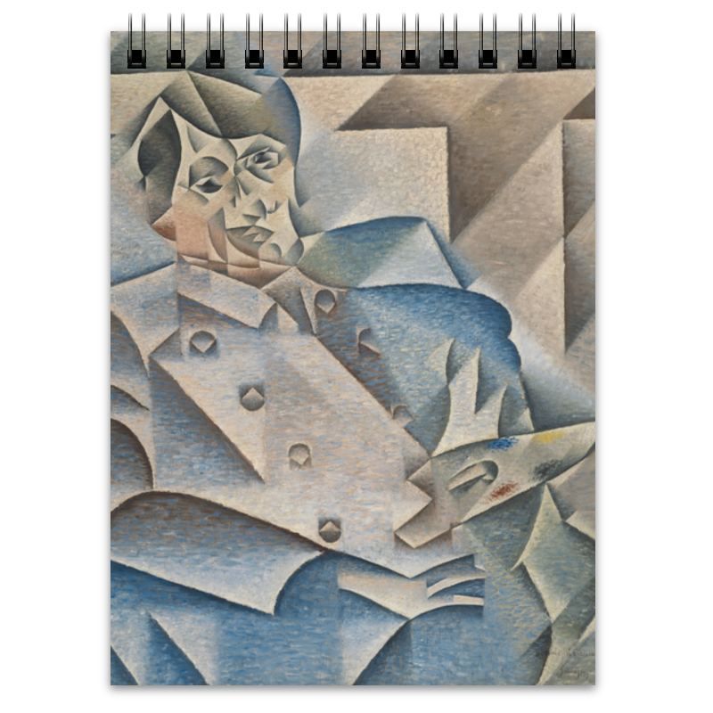 видмайер пикассо о пикассо интимный портрет Printio Блокнот Портрет пабло пикассо (хуан грис)