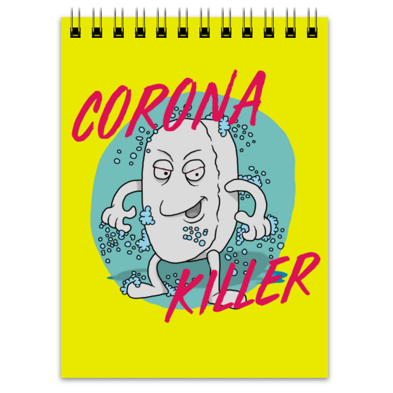 Printio Блокнот Corona killer printio кружка corona killer