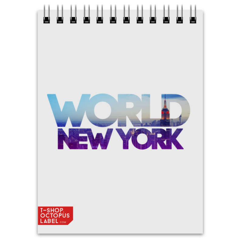 new york city Printio Блокнот different world: new york
