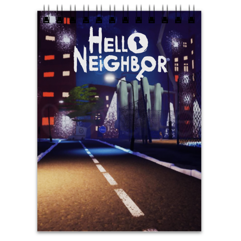 Printio Блокнот Hello neighbour printio блокнот на пружине а4 hello neighbour