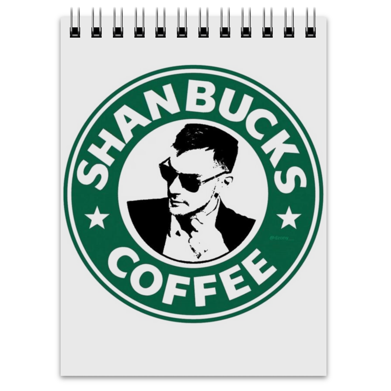 Printio Блокнот Shanbucks coffee printio сумка shanbucks coffee