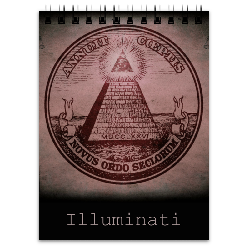 цена Printio Блокнот Illuminati