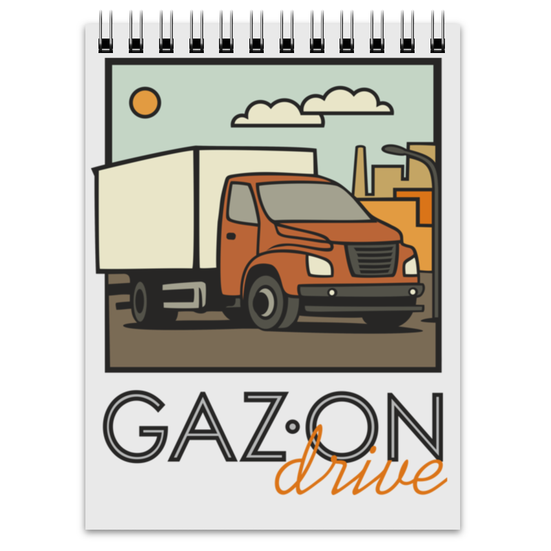 цена Printio Блокнот Gazon drive