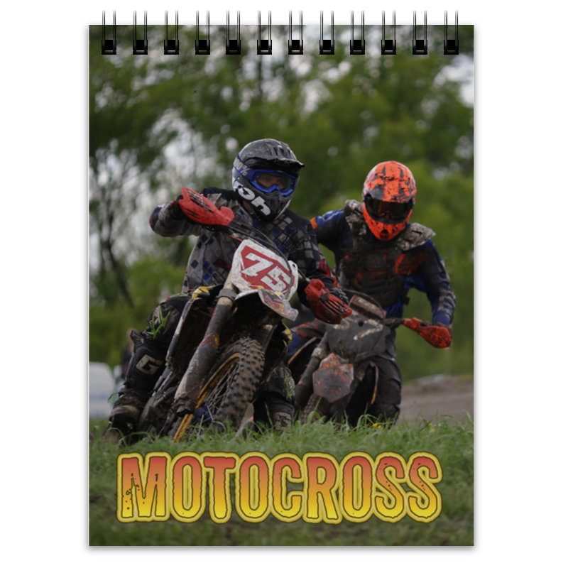 цена Printio Блокнот Motocross
