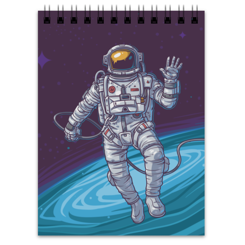 Printio Блокнот Привет из космоса artfox ручка шиммер привет из космоса