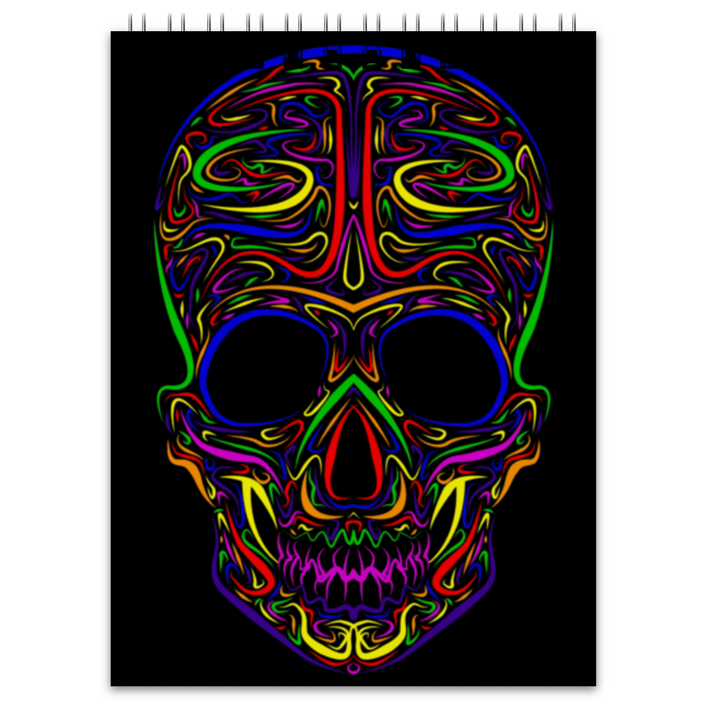Printio Блокнот Skull art printio кепка skull art