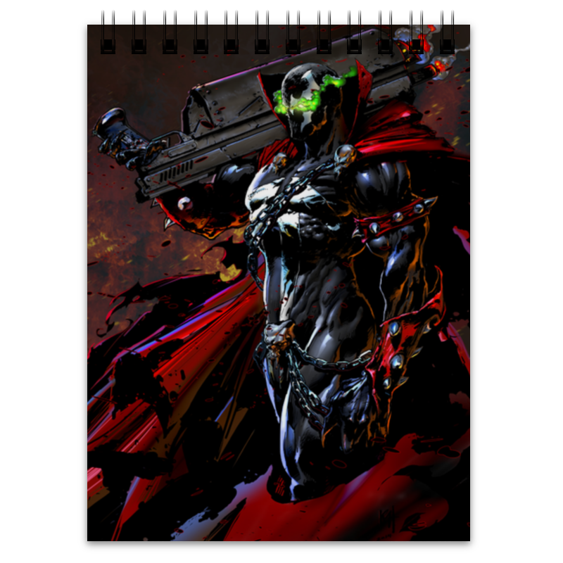 цена Printio Блокнот Спаун (spawn)