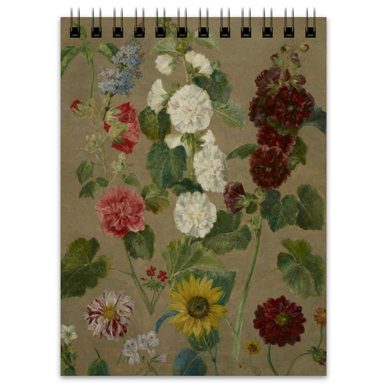 Printio Блокнот Цветы (картина эжена делакруа) printio открытка 15x15 см цветы картина эжена делакруа
