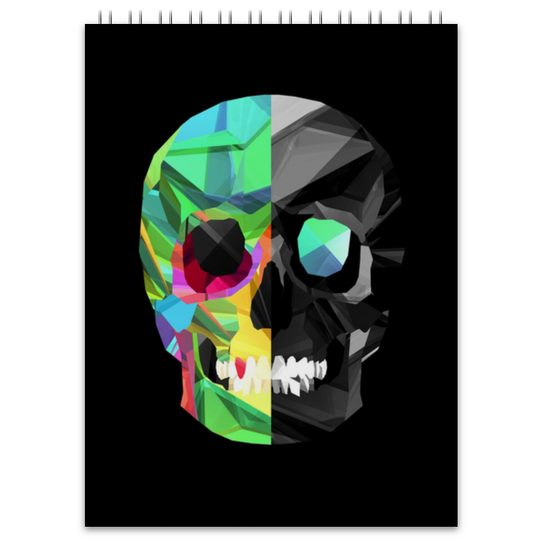 Printio Блокнот Digital skull