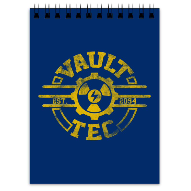 Printio Блокнот Fallout. vault-tec printio тетрадь на скрепке fallout vault tec