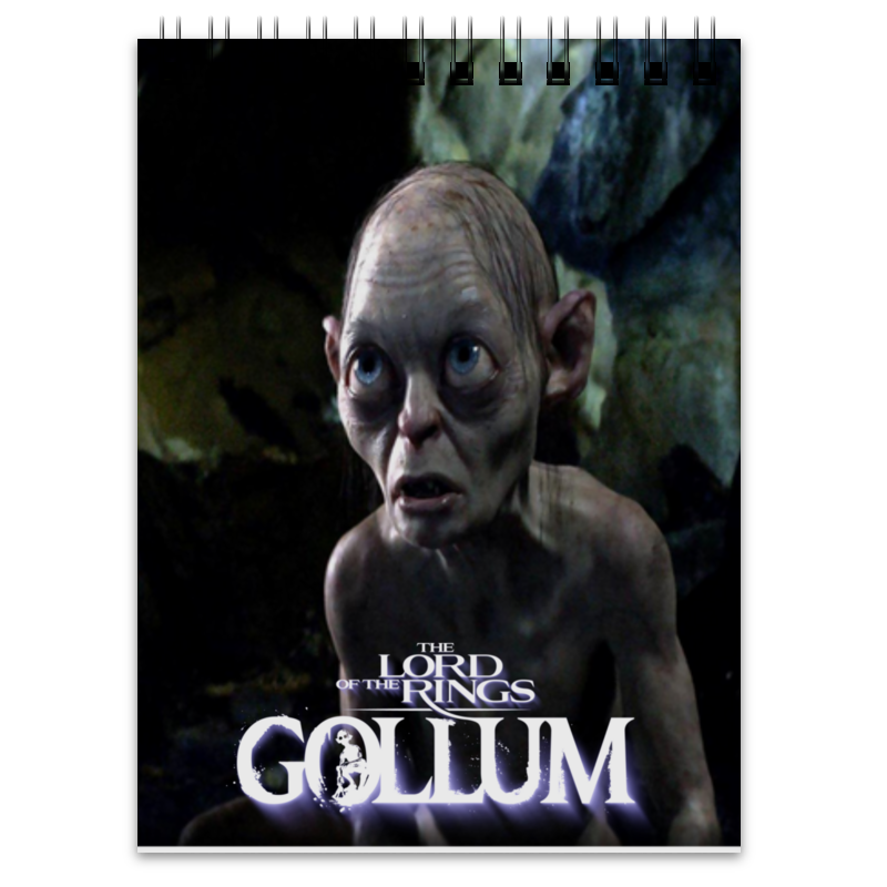 Printio Блокнот Lord of the rings gollum printio коврик для мышки lord of the rings gollum