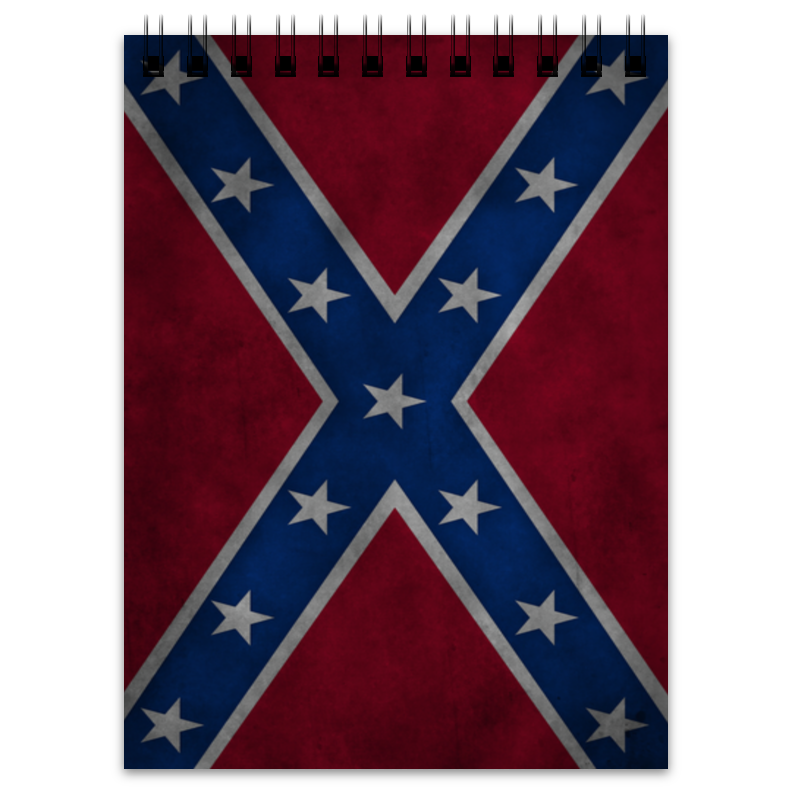 Printio Блокнот Флаг конфедерации сша