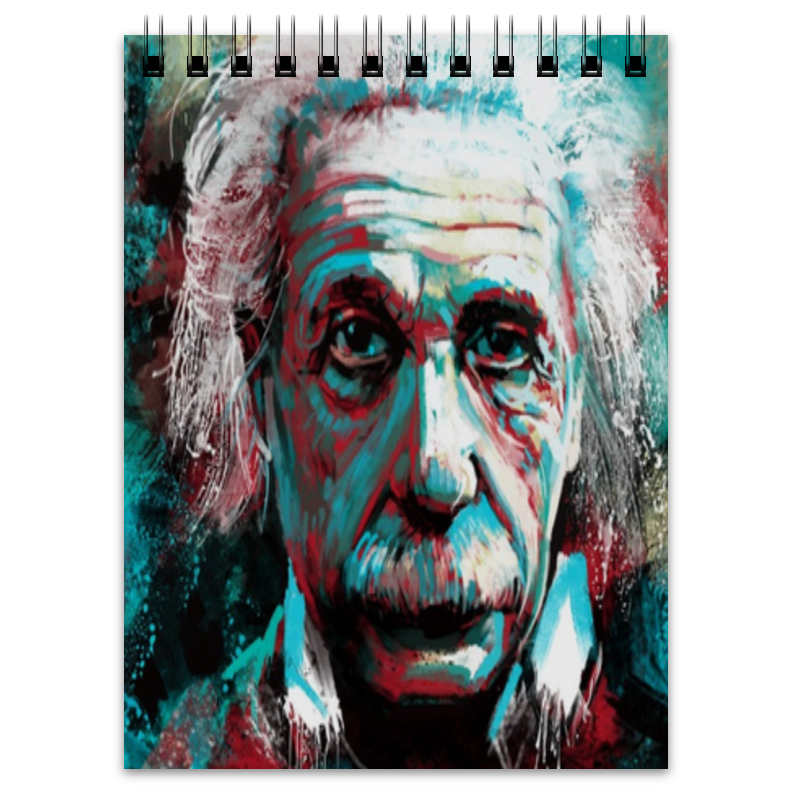 printio холст 50×50 альберт эйнштейн Printio Блокнот Альберт эйнштейн