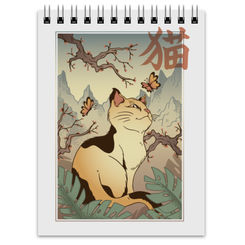 Printio Блокнот Japanese cat