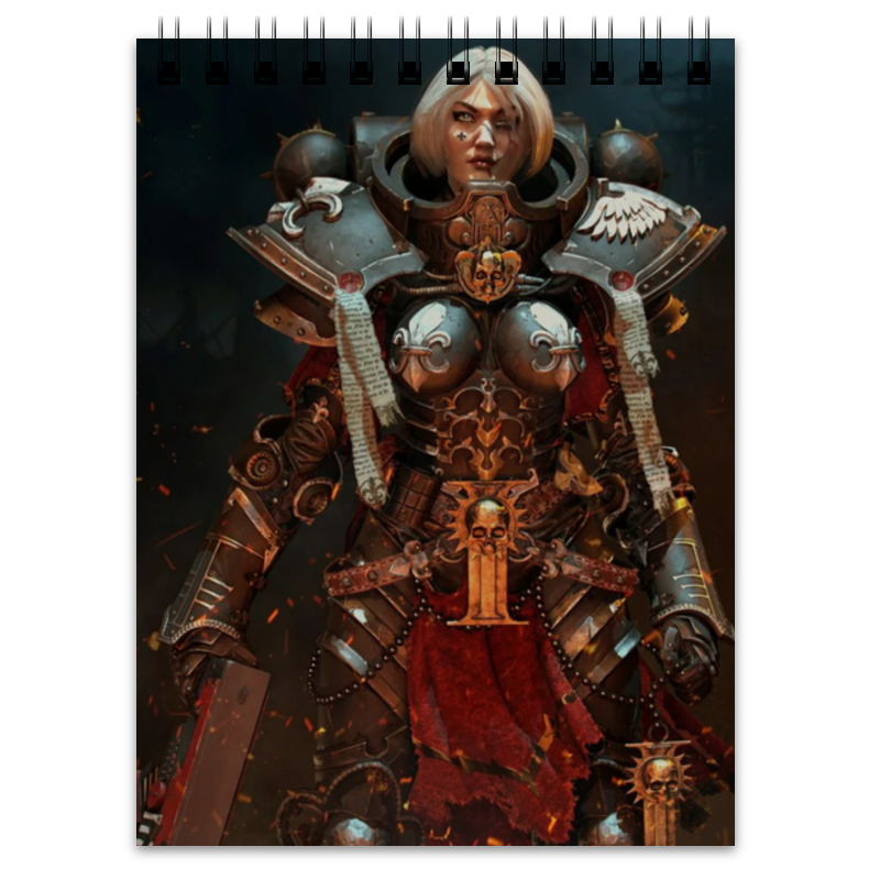 Printio Блокнот Сестры битвы (warhammer 40k) printio 3d кружка сестры битвы warhammer 40k