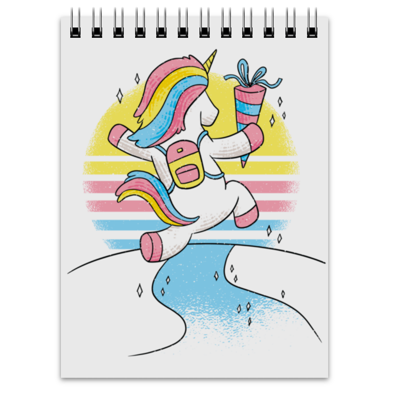 Printio Блокнот Happy unicorn printio календарь а2 happy unicorn